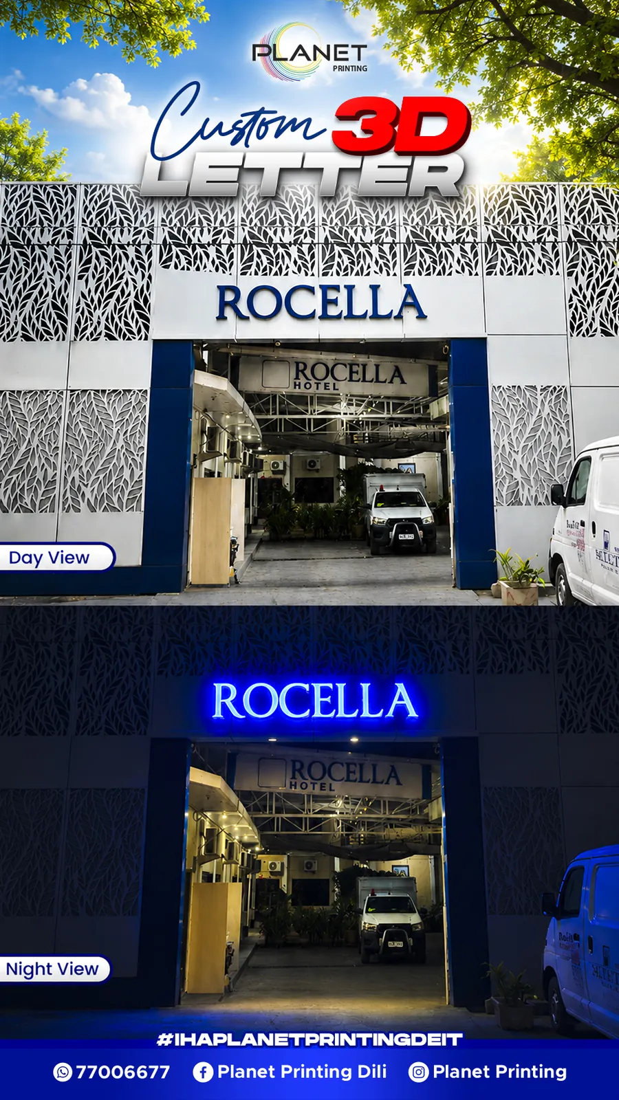3D Letter Sign — example 1 by Planet Printing, Timor-Leste