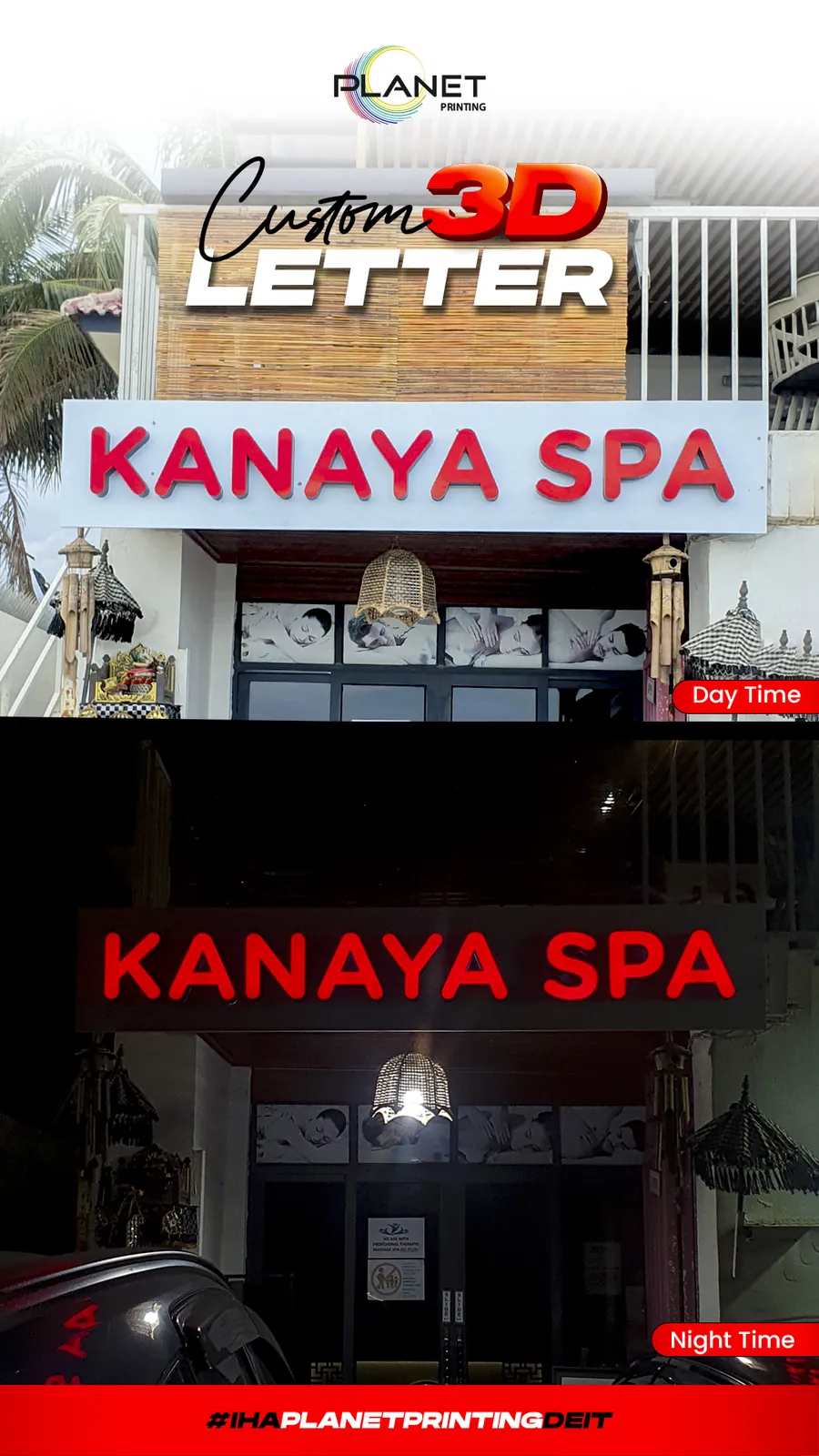 3D Letter Sign — example 3 by Planet Printing, Timor-Leste