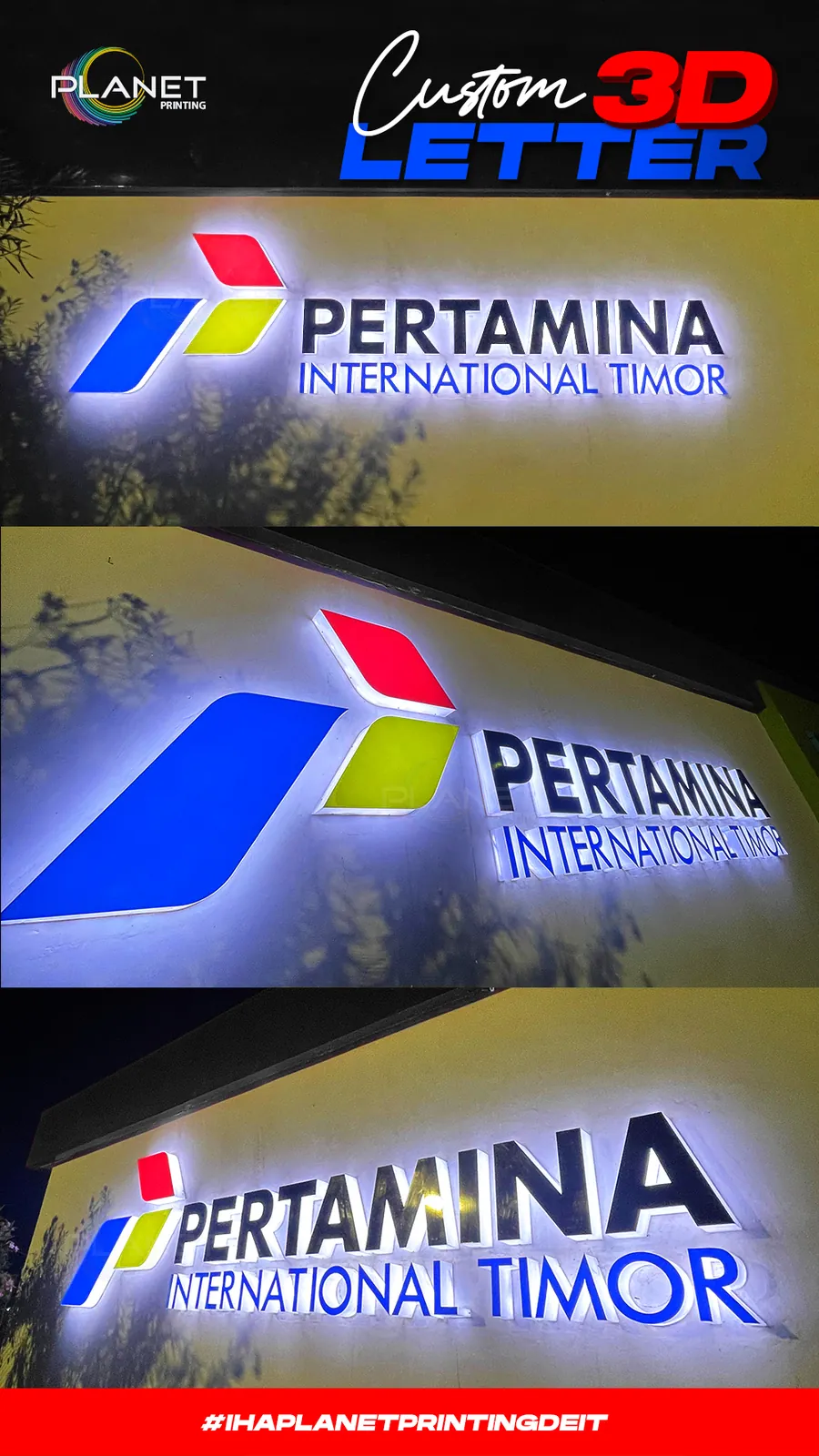 3D Letter Sign — example 5 by Planet Printing, Timor-Leste
