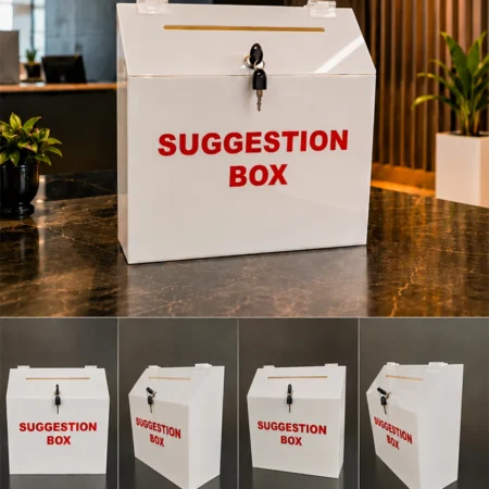 Acrylic Suggestion Box by Planet Printing, Dili