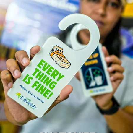 Custom Door Hanger by Planet Printing, Dili
