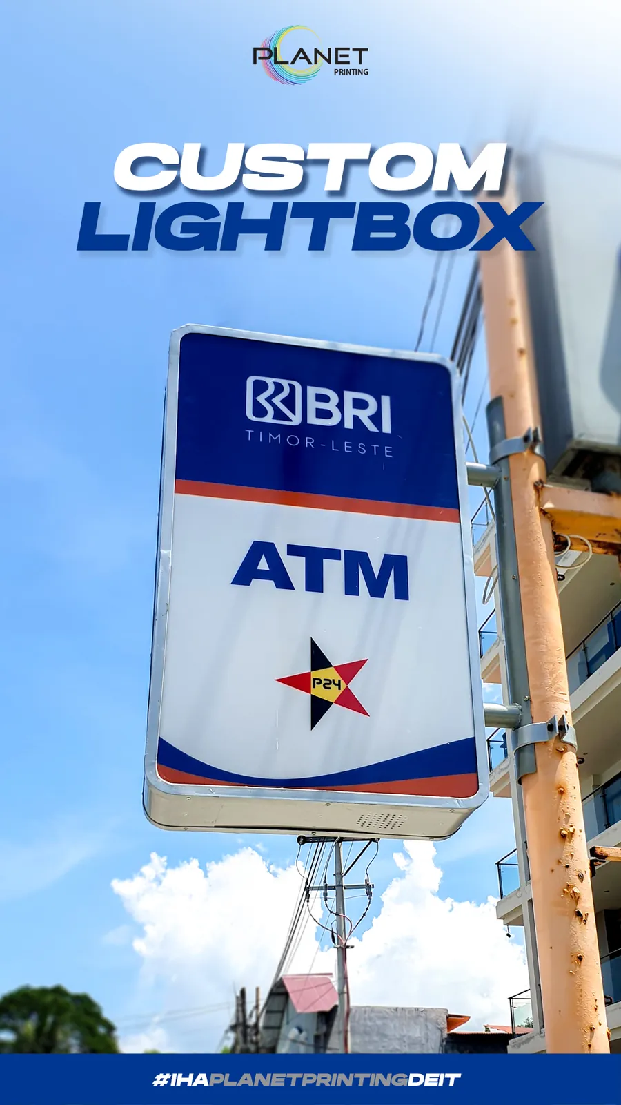 Custom Lightbox — example 3 by Planet Printing, Timor-Leste