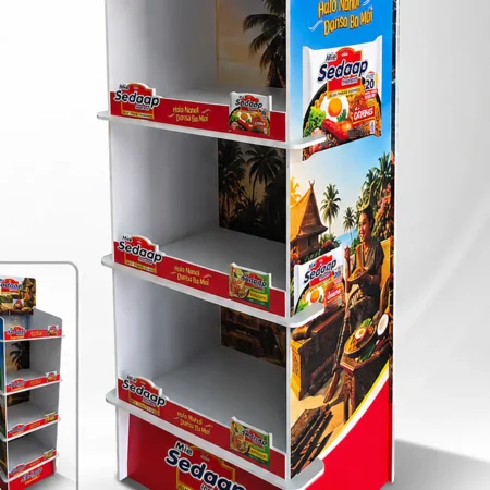Custom Display Rack by Planet Printing, Dili