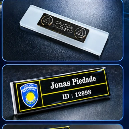 Magnetic Name Tag by Planet Printing, Dili