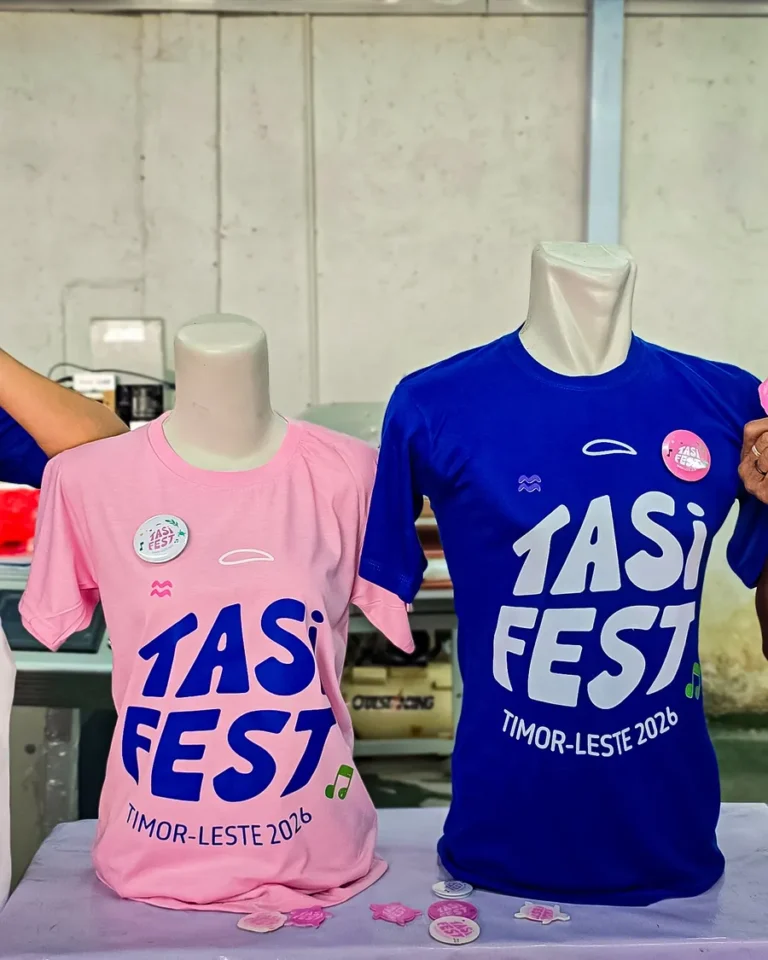 Festival merchandise ready for hand-over — Planet Printing, Dili